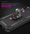 TJS "DuoGuard" Ring Kickstand Phone Case for Samsung Galaxy A10E