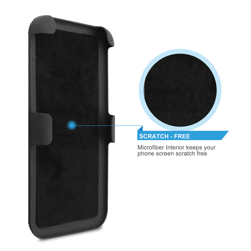 TJS "Jupiter" Kickstand Phone Cse with Belt Clip Holster for iPhone 11, iPhone 11 Pro, iPhone 11 Pro Max - InfinityAccessories017