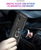 TJS "DuoGuard" Ring Kickstand Phone Case for Samsung Galaxy A10E