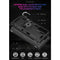 TJS "DuoGuard" Ring Kickstand Phone Case for Samsung Galaxy A03s