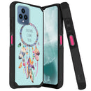 TJS "ArmorLux" Hybrid Phone Case for T-Mobile Revvl 6 5G
