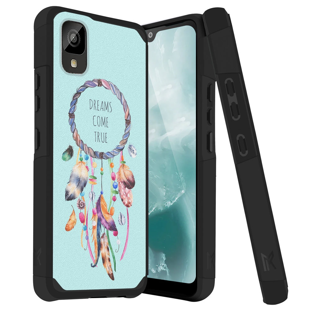 TJS "ArmorLux" Hybrid Phone Case for TCL ION Z