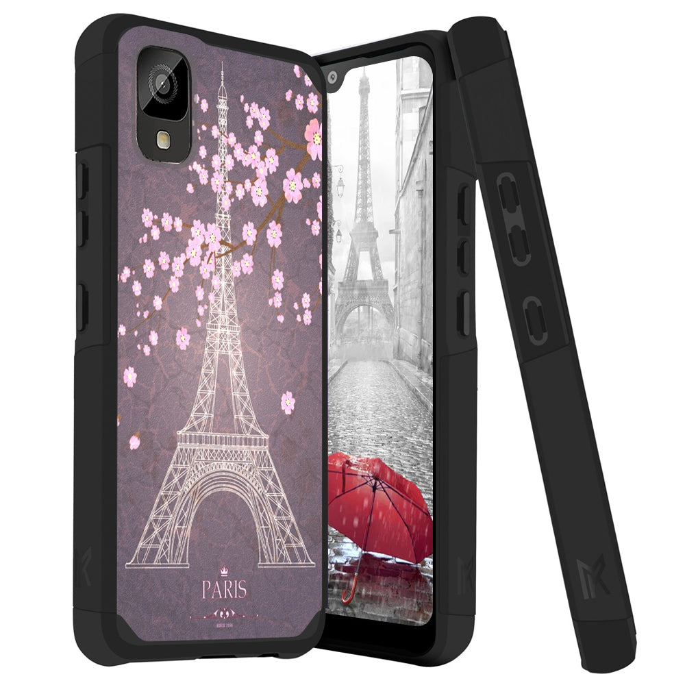 TJS "ArmorLux" Hybrid Phone Case for TCL ION Z