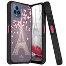 TJS "ArmorLux" Hybrid Phone Case for T-Mobile Revvl 6 5G