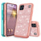 TJS "Sapphire" Hybrid Glitter Phone Case for LG K92 5G