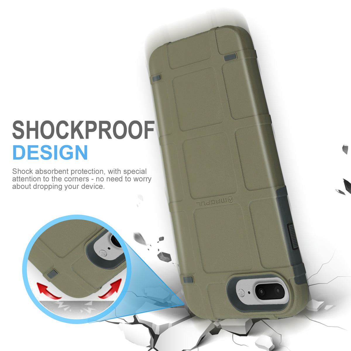 Magpul "Bump" Case for iPhone 7 Plus/8 Plus, MAG990 - InfinityAccessories017