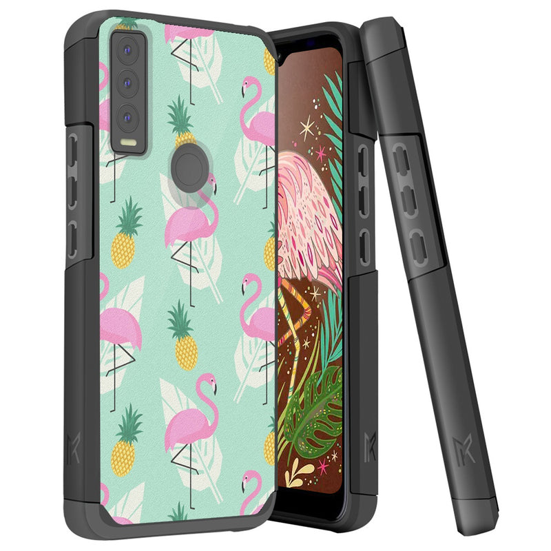 TJS "ArmorLux" Hybrid Phone Case for Cricket Ovation 3