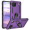 TJS “DuoGuard” Ring Kickstand Phone Case for LG K92 5G