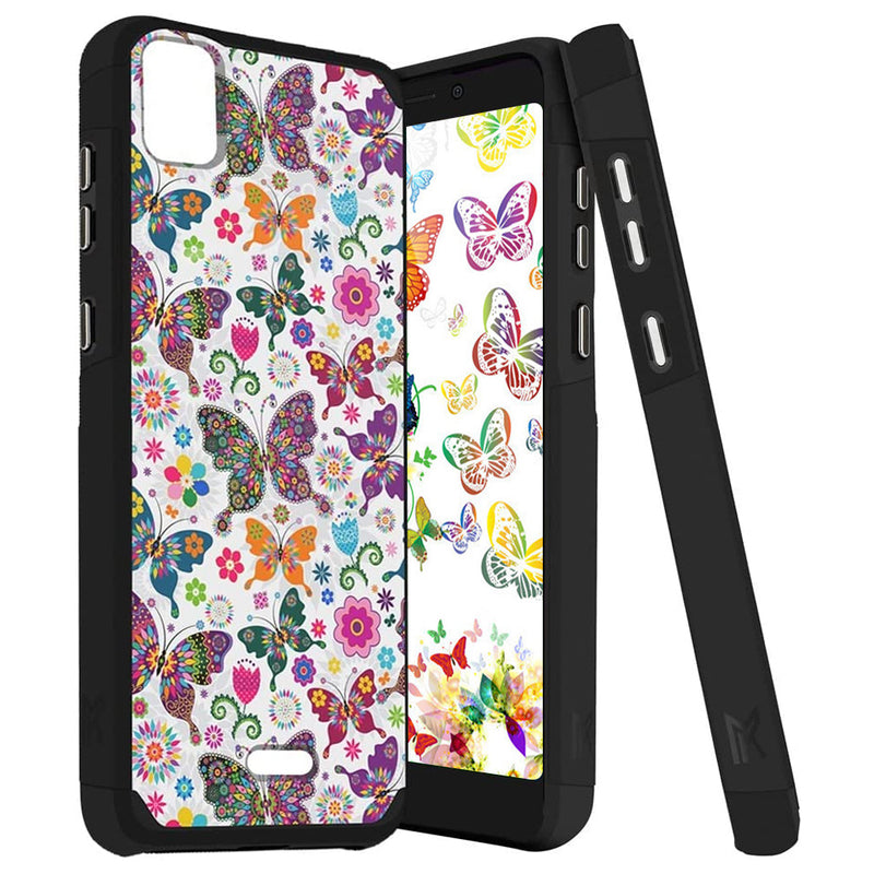 TJS "ArmorLux" Hybrid Phone Case for Cricket Vision Plus