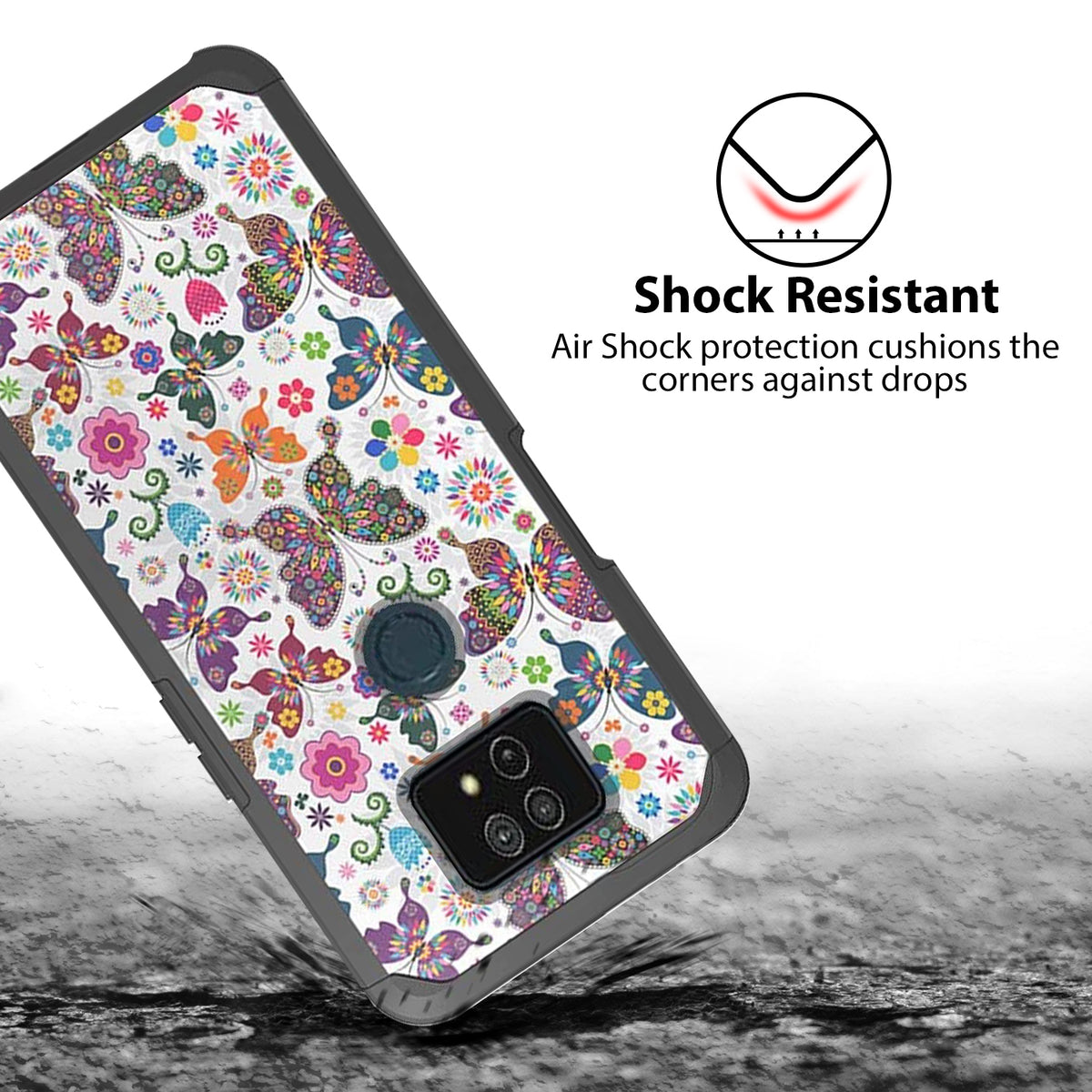 TJS "ArmorLux" Hybrid Phone Case for Ovation 2