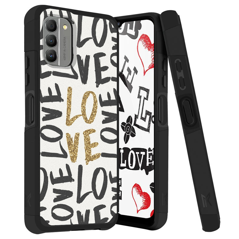 TJS "ArmorLux" Hybrid Phone Case for Nokia G400