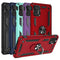 TJS "DuoGuard" Ring Kickstand Phone Case for Motorola Moto G Stylus 2021