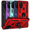 TJS "DuoGuard" Ring Kickstand Phone Case for Motorola G Pure 2021