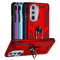TJS "DuoGuard" Ring Kickstand Phone Case for Motorola G 5G 2022