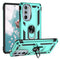 TJS "DuoGuard" Ring Kickstand Phone Case for Motorola G 5G 2022