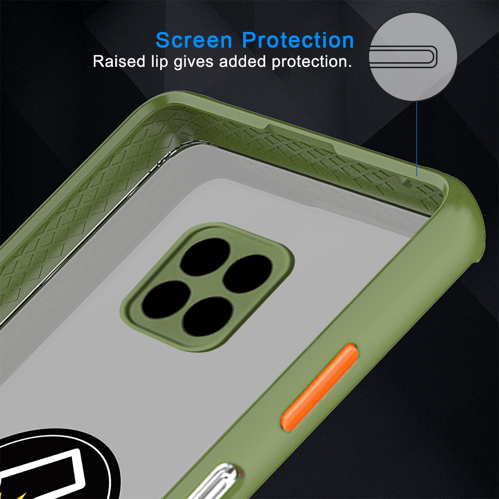 TJS "Define" Ring Kickstand Phone Case for Motorola Moto G Power 2021