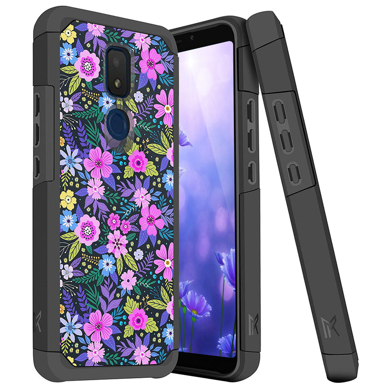 TJS "ArmorLux" Hybrid Phone Case for AT&T Motivate2