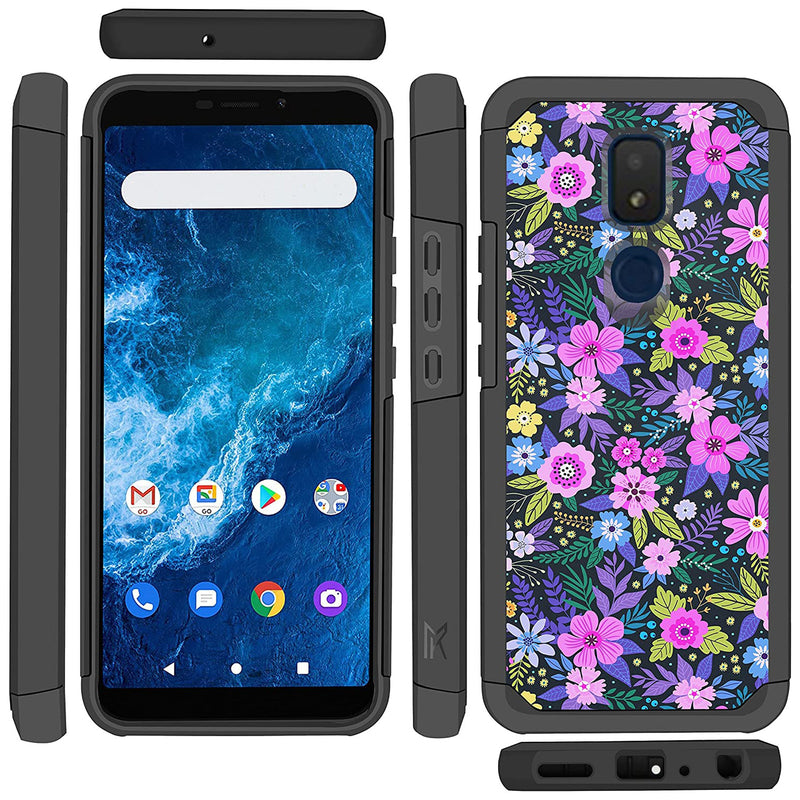 TJS "ArmorLux" Hybrid Phone Case for AT&T Motivate2