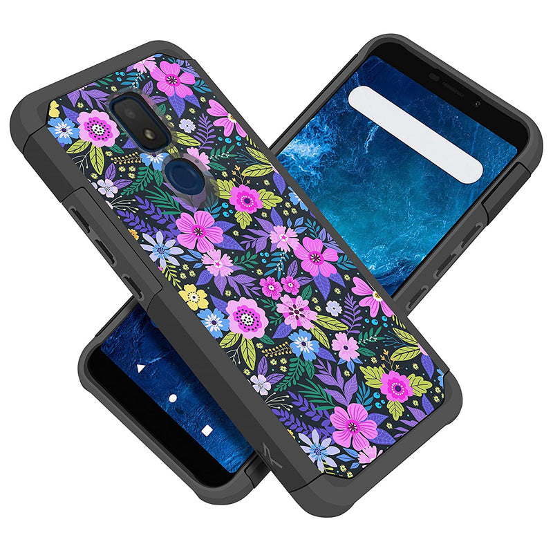 TJS "ArmorLux" Hybrid Phone Case for AT&T Motivate2