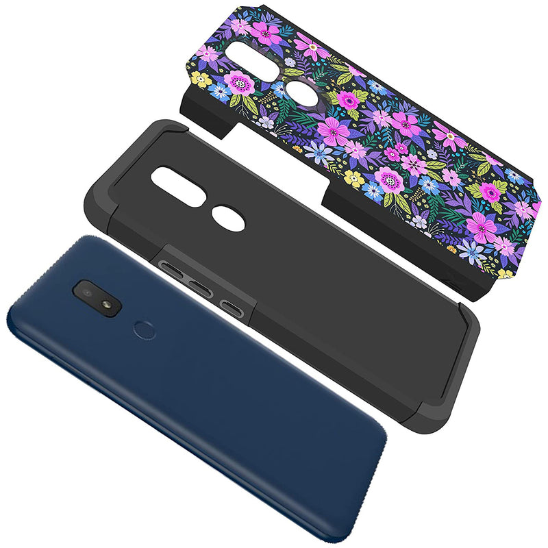 TJS "ArmorLux" Hybrid Phone Case for AT&T Motivate2