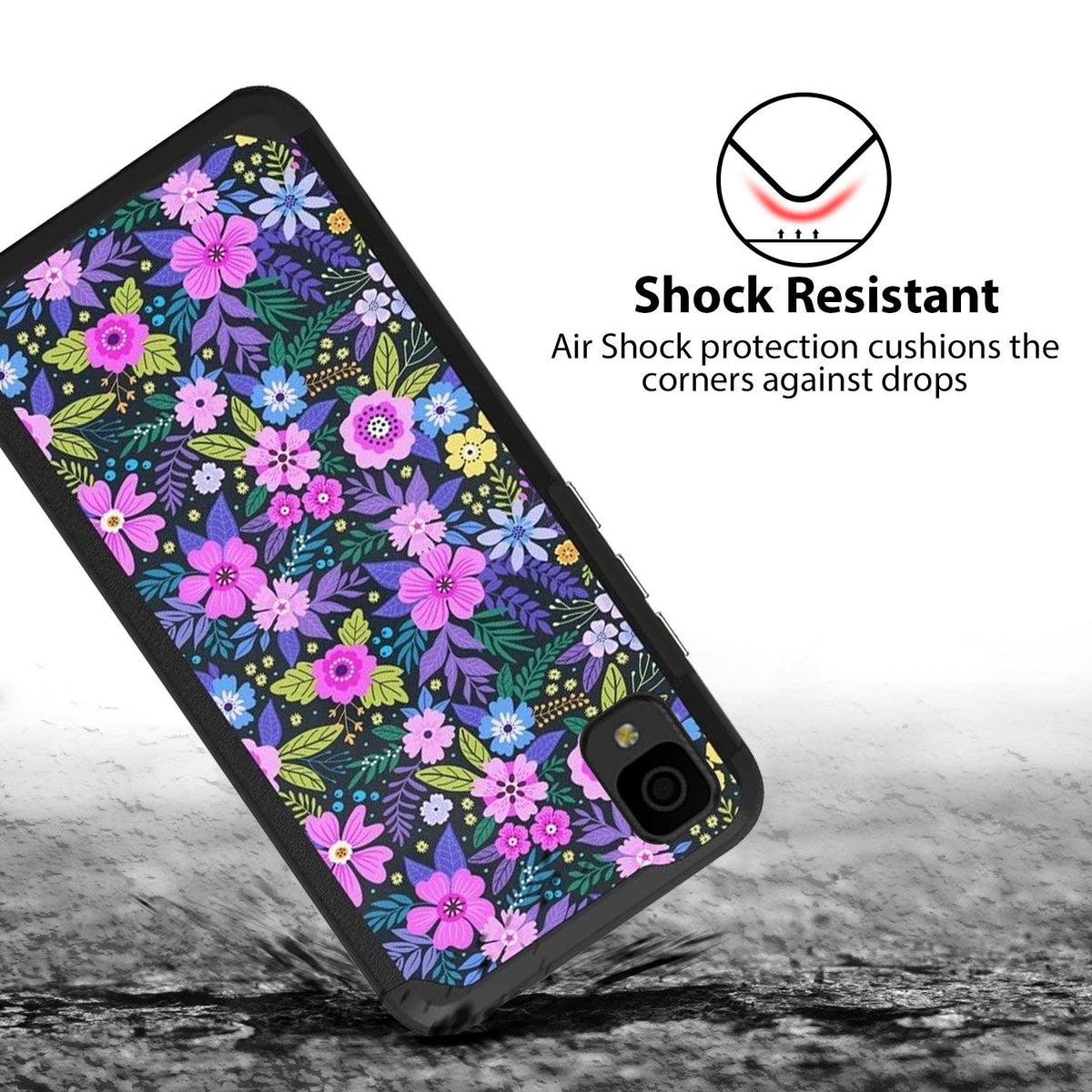 TJS "ArmorLux" Hybrid Phone Case for TCL 30Z