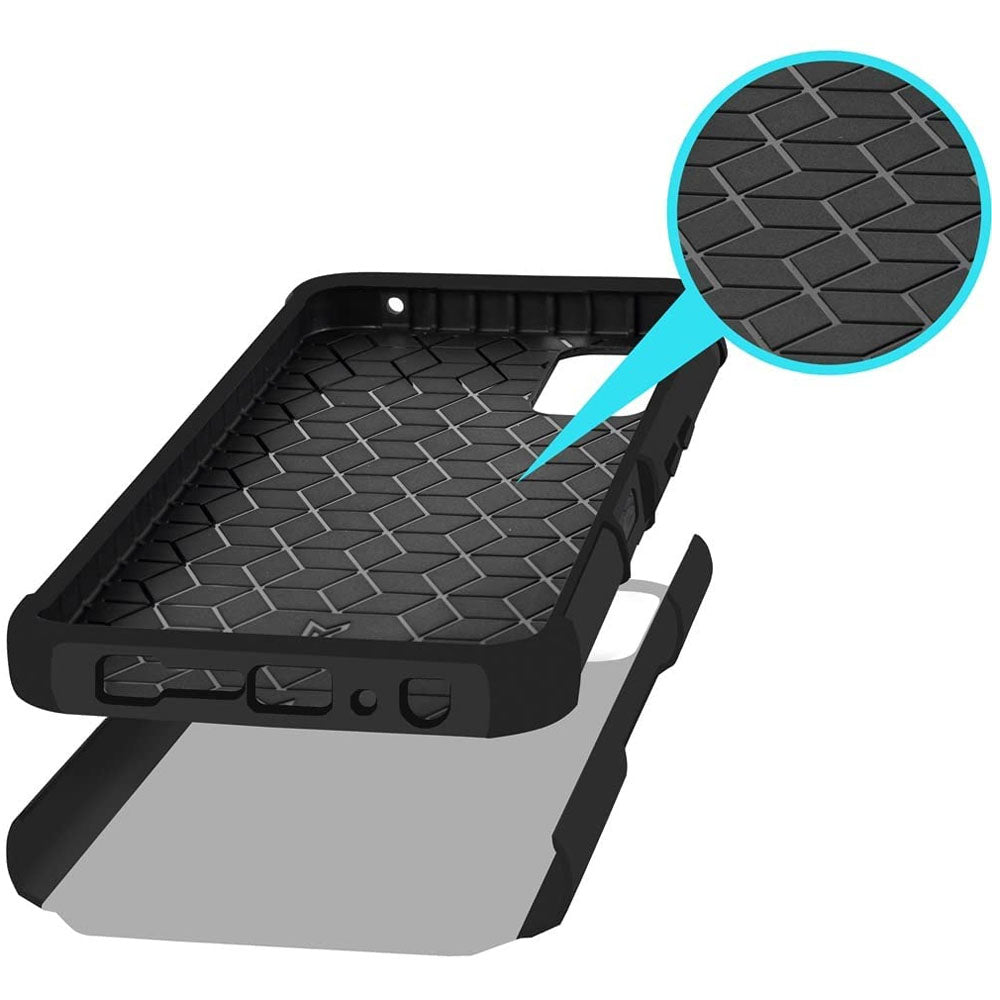 TJS "ArmorLux" Hybrid Phone Case for TCL Stylus 5G