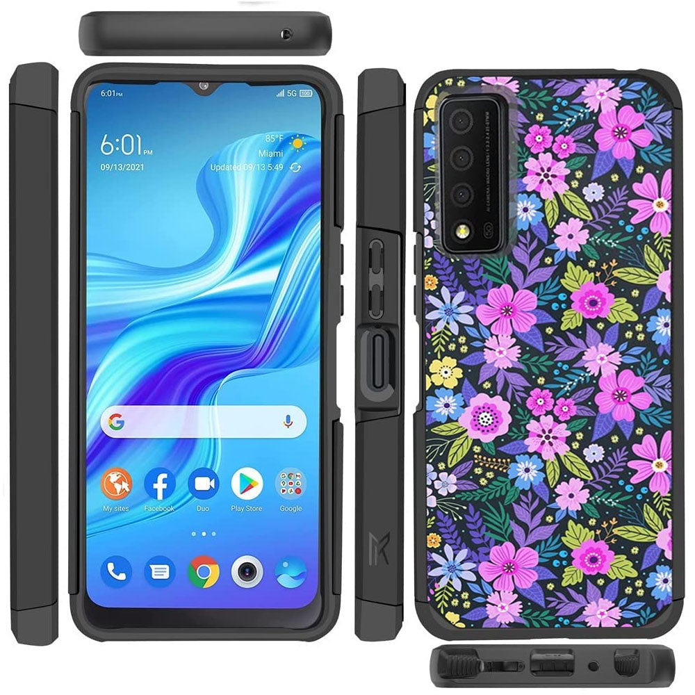 TJS "ArmorLux" Hybrid Phone Case for TCL Stylus 5G