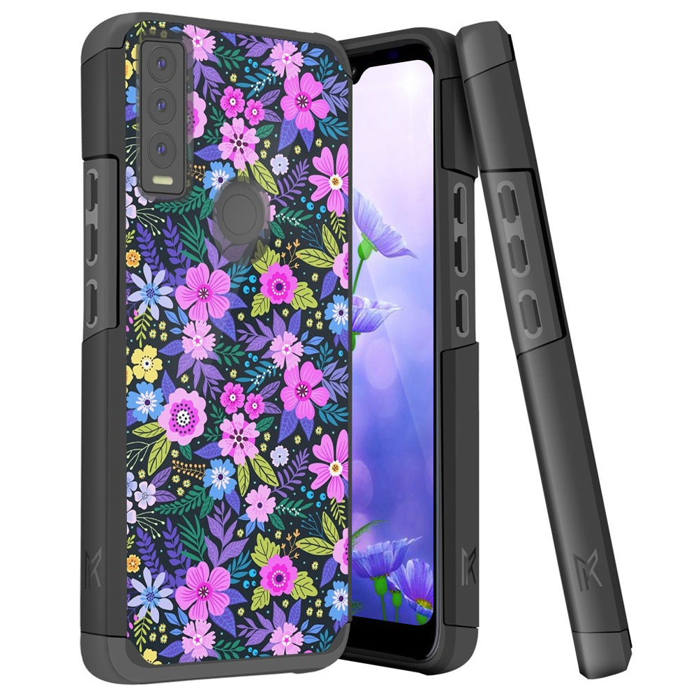 TJS "ArmorLux" Hybrid Phone Case for Cricket Ovation 3