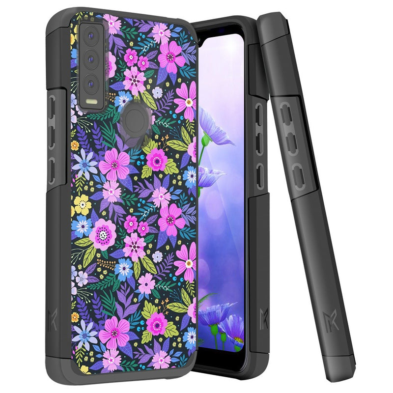TJS "ArmorLux" Hybrid Phone Case for Cricket Ovation 3