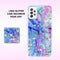 TJS "Minerva" Glitter TPU Phone Case for Samsung Galaxy A52 5G - Colorful Galaxy