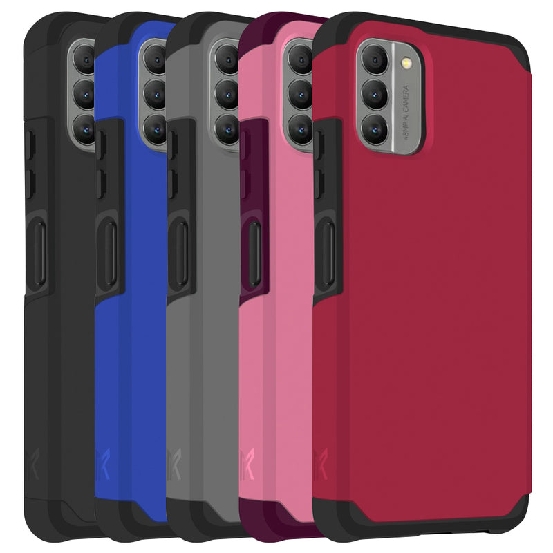 TJS "ArmorLux" Hybrid Phone Case for Nokia G400