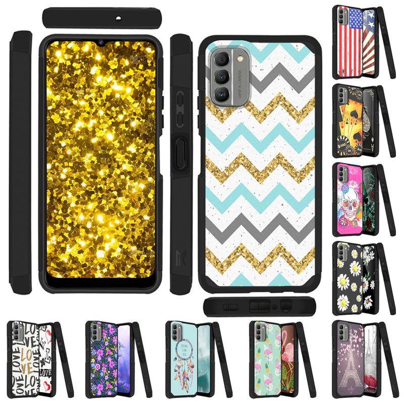 TJS "ArmorLux" Hybrid Phone Case for Nokia G400