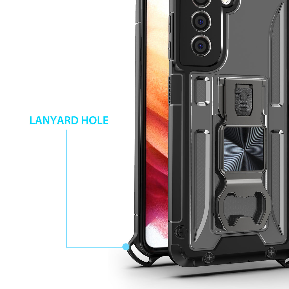 TJS "Opener" Hybrid Phone Case for Samsung Galaxy S21 5G