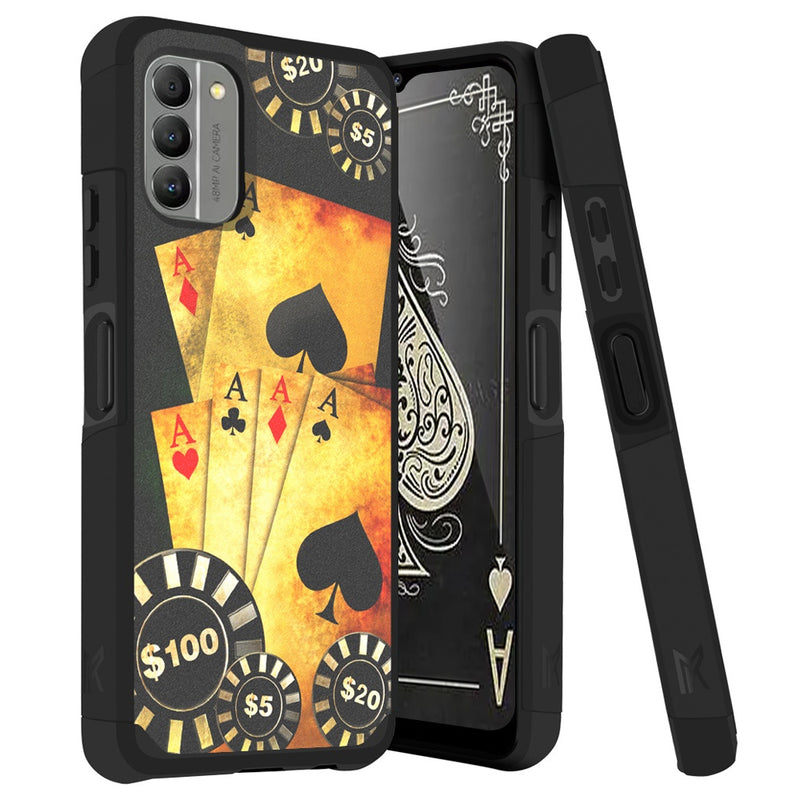 TJS "ArmorLux" Hybrid Phone Case for Nokia G400