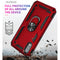TJS "DuoGuard" Ring Kickstand Phone Case for LG K22, LG K22+, LG K32