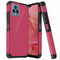 TJS "ArmorLux" Hybrid Phone Case for T-Mobile Revvl 6 5G
