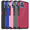 TJS "ArmorLux" Hybrid Phone Case for T-Mobile Revvl 6 5G