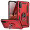 TJS "DuoGuard" Ring Kickstand Phone Case for Samsung Galaxy A10E