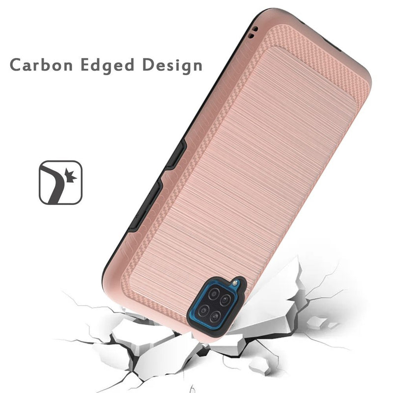 TJS "Thunder" Hybrid Phone Case for Samsung Galaxy A12