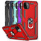 TJS "DuoGuard" Ring Kickstand Phone Case for Samsung Galaxy A22 5G