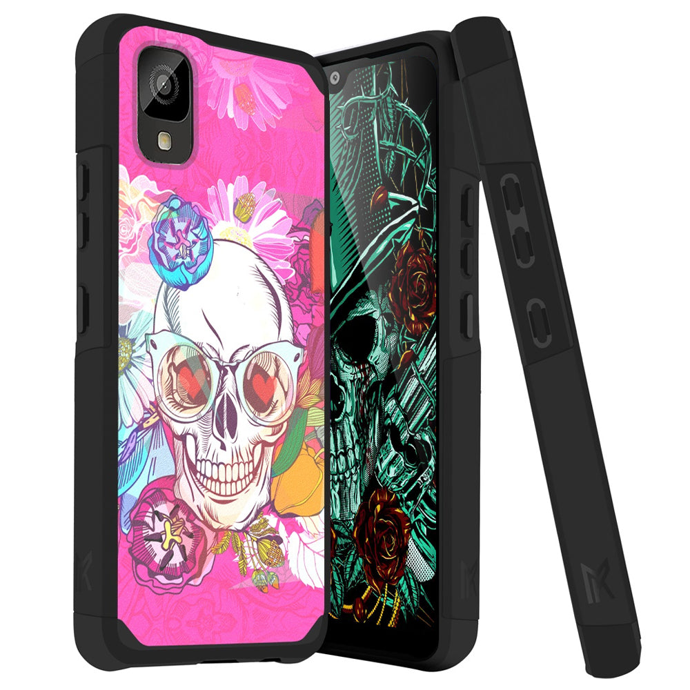 TJS "ArmorLux" Hybrid Phone Case for TCL ION Z