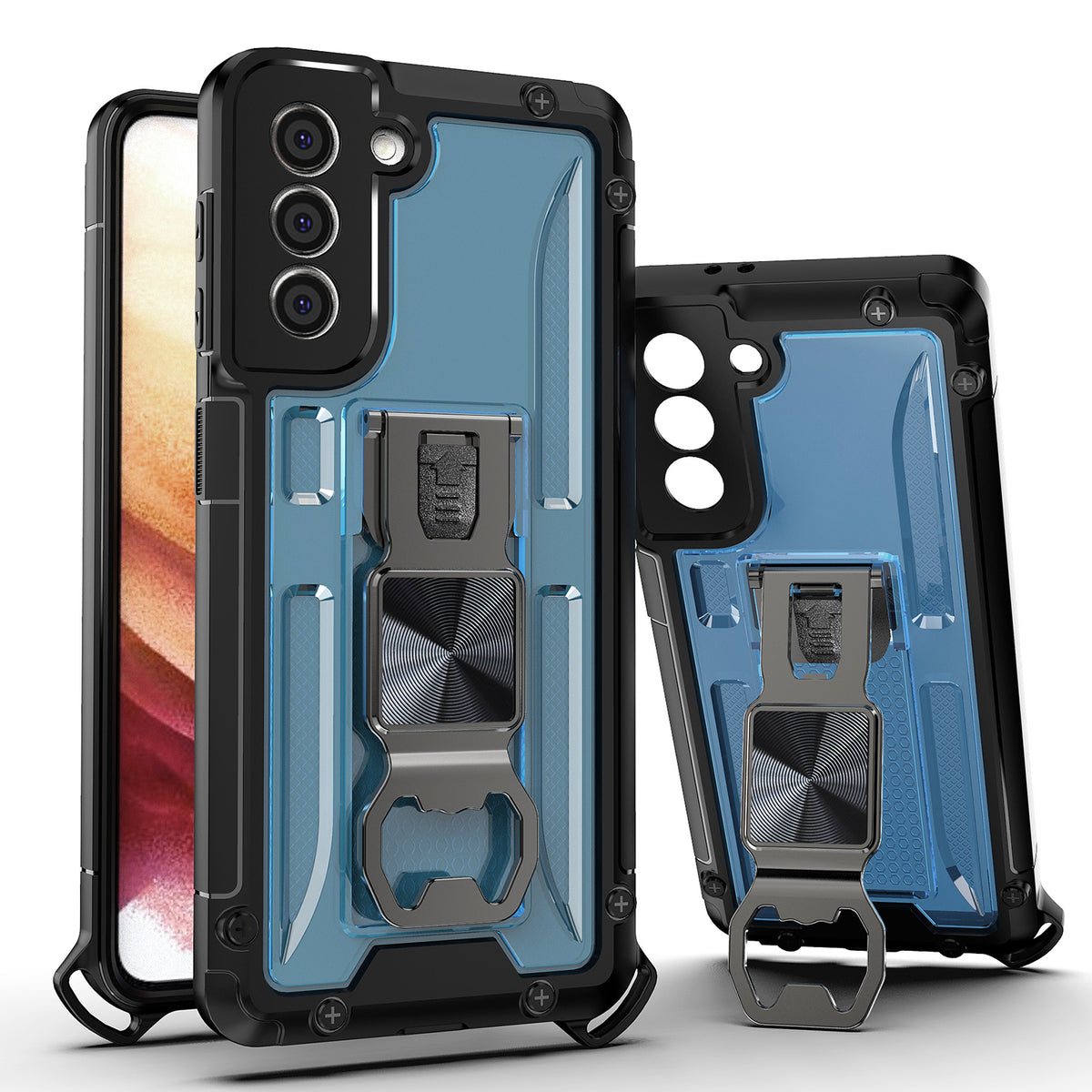 TJS "Opener" Hybrid Phone Case for Samsung Galaxy S21+ 5G