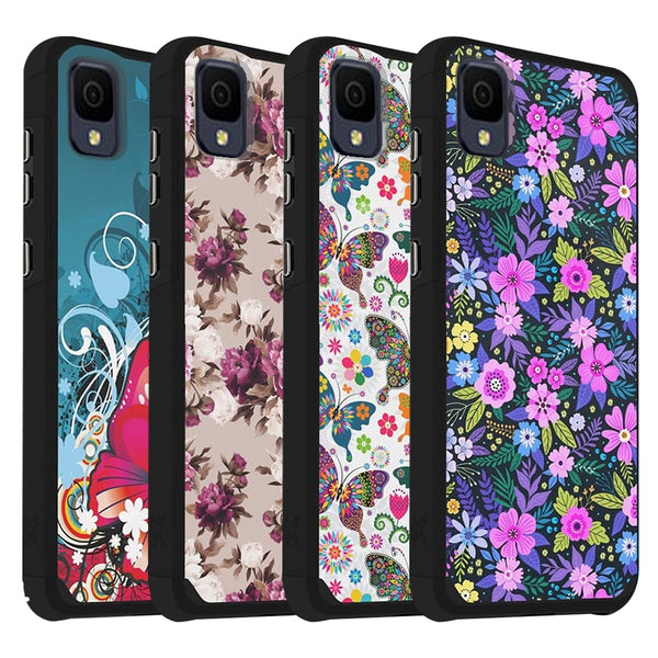 TJS "ArmorLux" Hybrid Phone Case for TCL 30Z