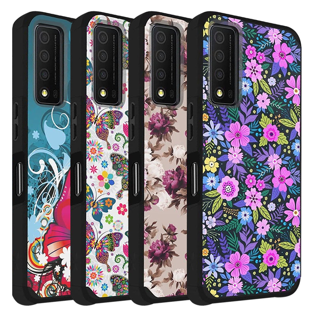 TJS "ArmorLux" Hybrid Phone Case for TCL Stylus 5G