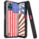 TJS "ArmorLux" Hybrid Phone Case for T-Mobile Revvl 6 5G