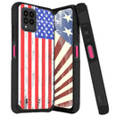 TJS "ArmorLux" Hybrid Phone Case for T-Mobile Revvl 6 Pro 5G