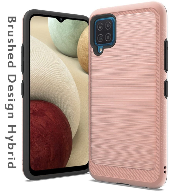 TJS "Thunder" Hybrid Phone Case for Samsung Galaxy A12