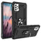 TJS "DuoGuard" Ring Kickstand Phone Case for Samsung Galaxy A52 5G