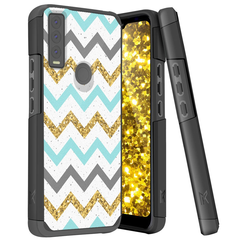 TJS "ArmorLux" Hybrid Phone Case for Cricket Ovation 3