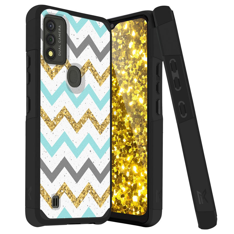 TJS "ArmorLux" Hybrid Phone Case for T-Mobile Wiko Voix
